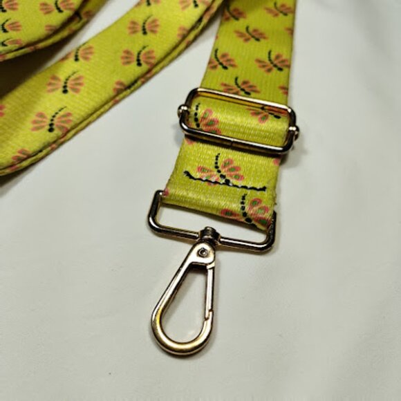 Adjustable Replacement Detachable Crossbody Bag Purse Strap Gold Metal Yellow - Picture 3 of 6
